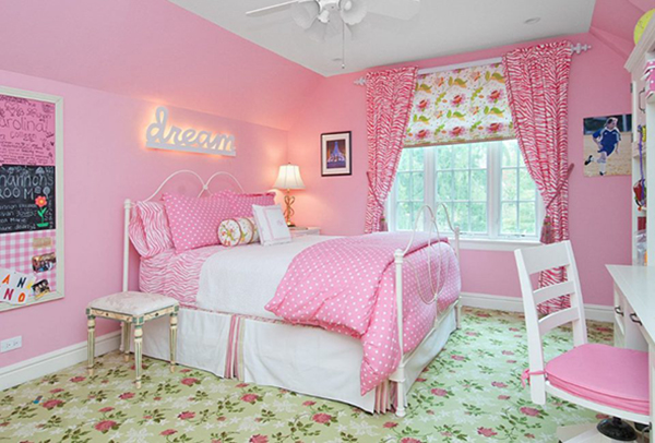 دکوراسیون اتاق خواب دخترانه