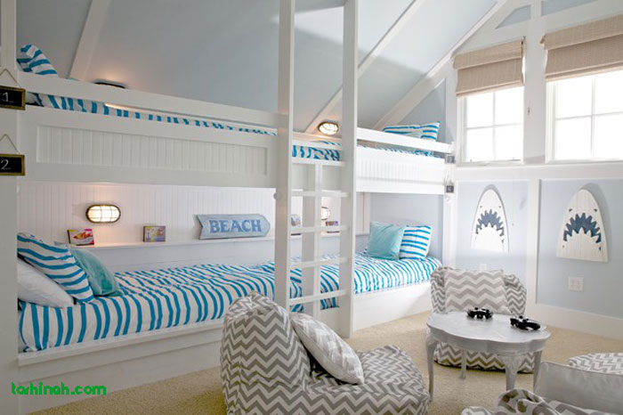 دکوراسیون اتاق مشترک دختر و پسر