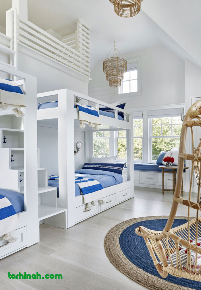 دکوراسیون اتاق مشترک دختر و پسر