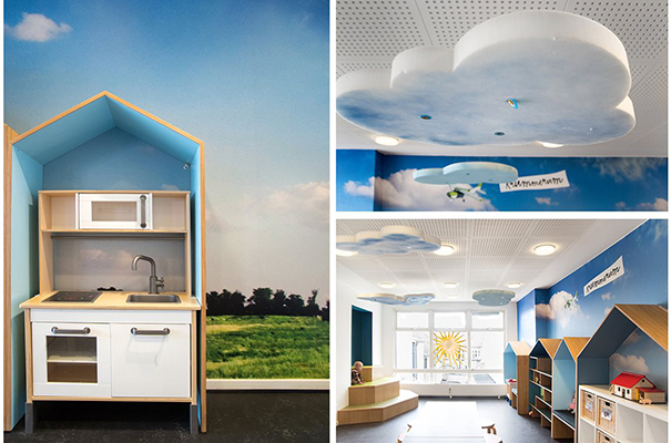 بازسازی سقف اتاق کودک 