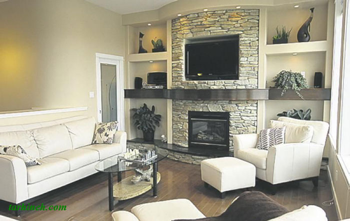 دکوراسیون پذیرایی بزرگ