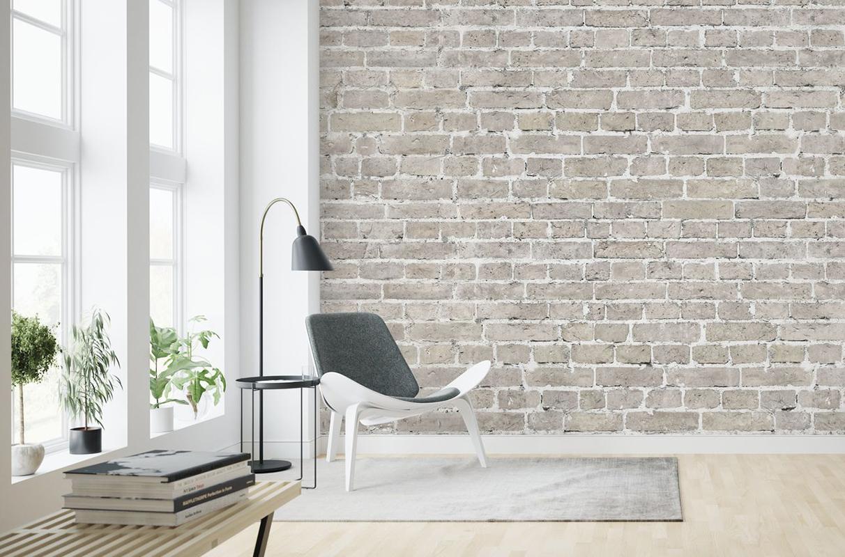 کاغذ دیواری طرح آجر