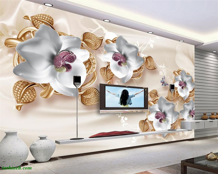 پوستر سه بعدی پست تلویزیون