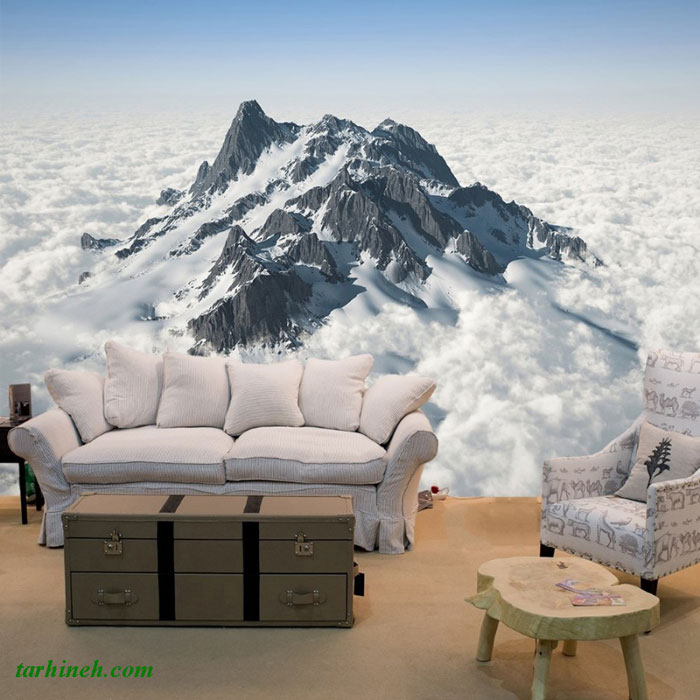 پوستر سه بعدی کوه