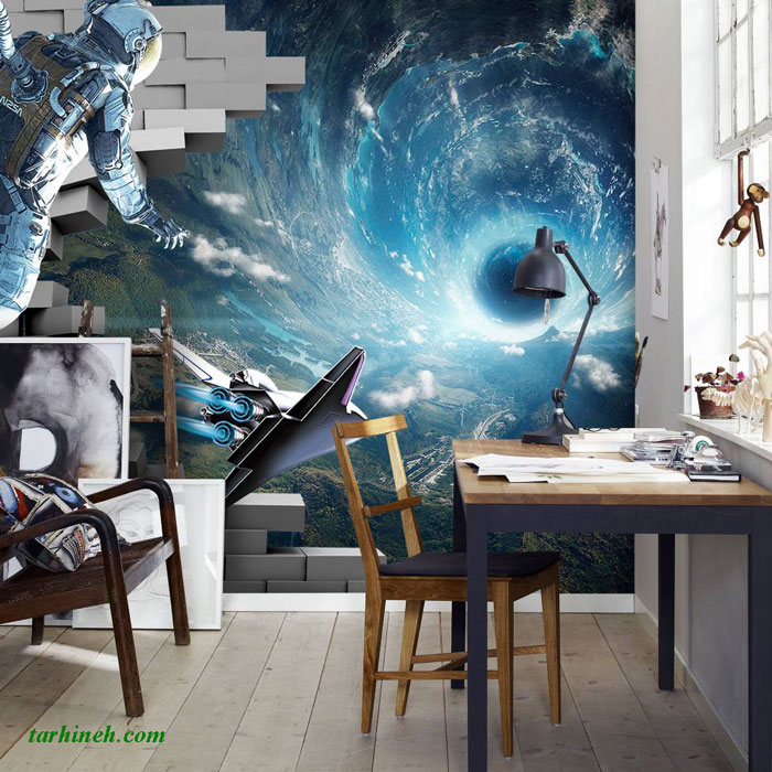 کاغذ دیواری سه بعدی