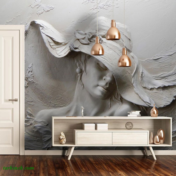 پوستر دیواری سه بعدی پذیرایی