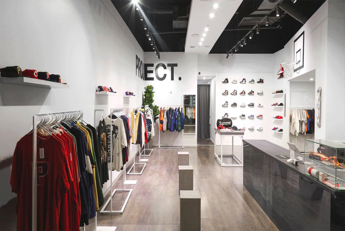 دکوراسیون مغازه پوشاک