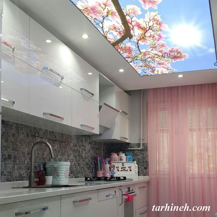 آسمان مجازی آشپزخانه طرح گل