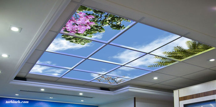 آسمان مجازی آشپزخانه طرح گل