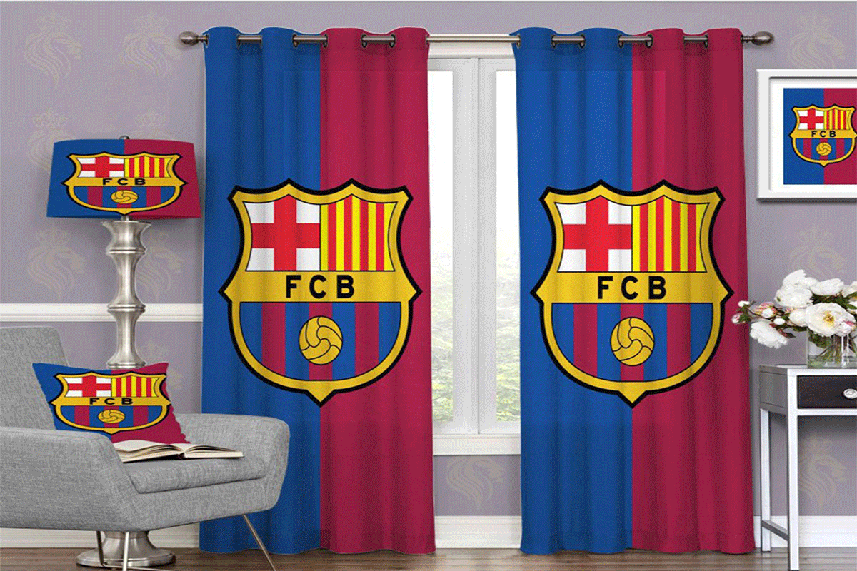 پرده طرح بارسلونا