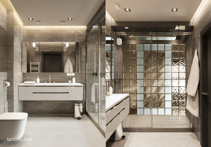 سرویس بهداشتی ساده زیبا