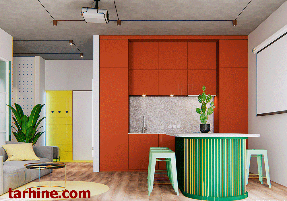 آشپزخانه قرمز