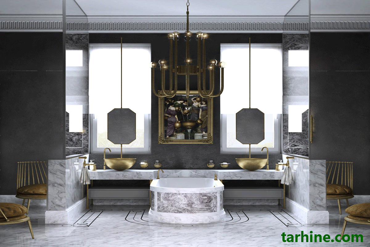 قرنیزکاری حمام