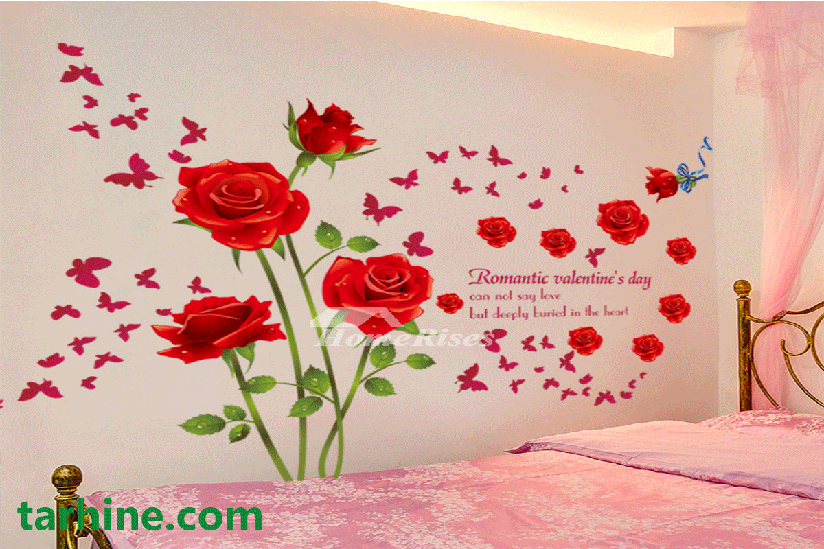 استیکر اتاق خواب 