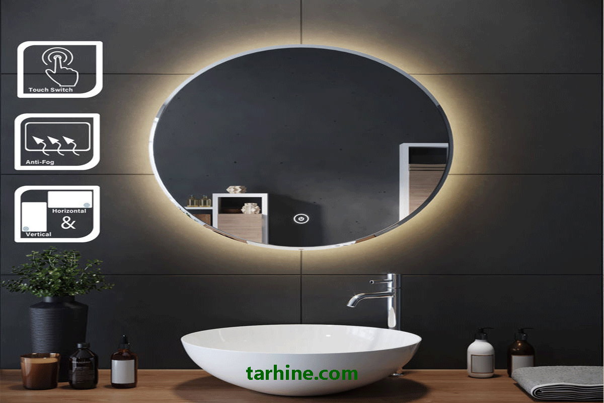 آینه دایره ای حمام