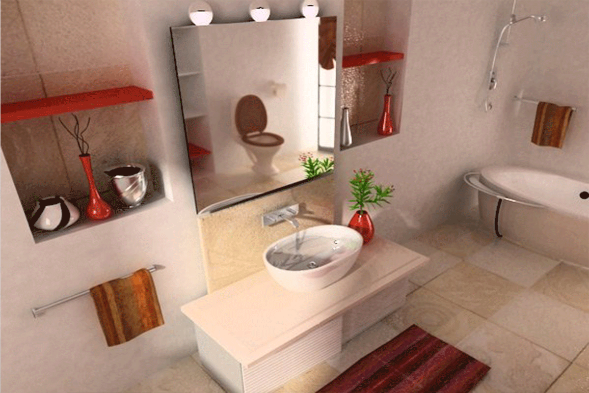 حمام و سرویس بهداشتی کرم