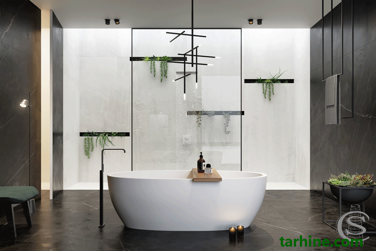 محل قرار گیری وان