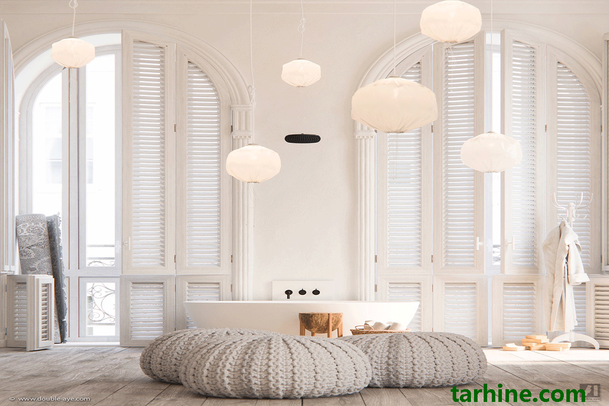 حمام اعیانی آپارتمان