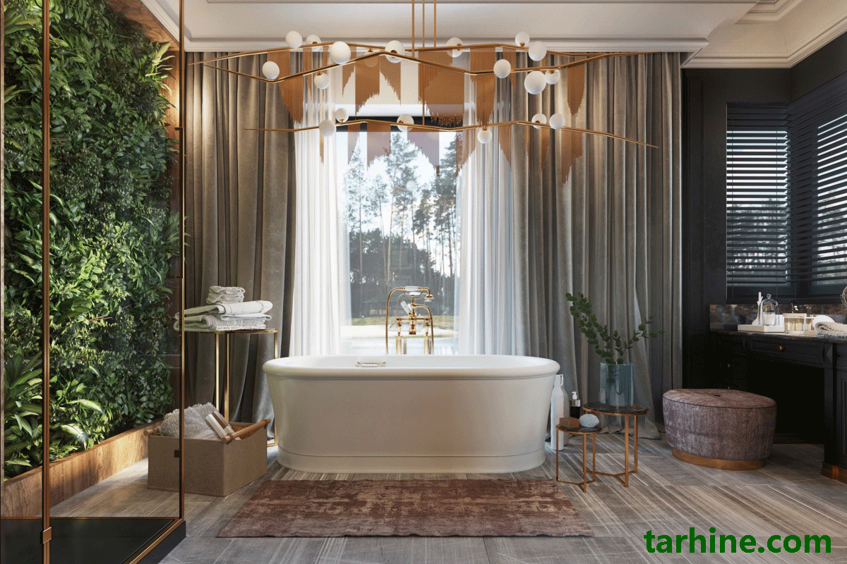 تصاویری از حمام لوکس