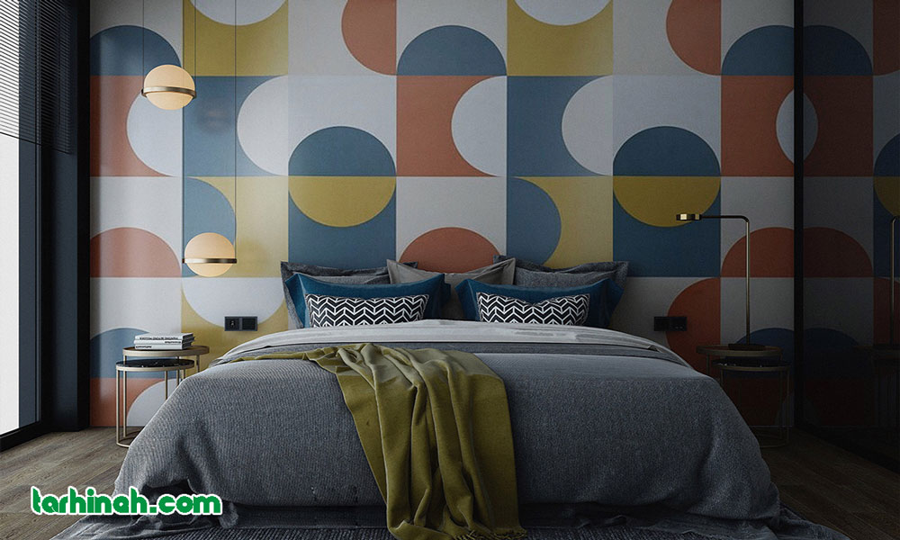 دیوار طرح دار