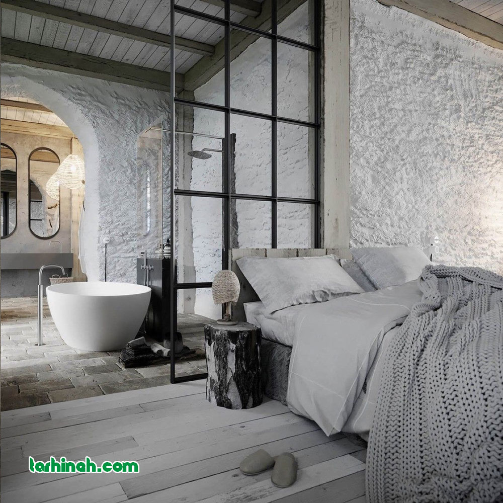 حمام طرح سنگ