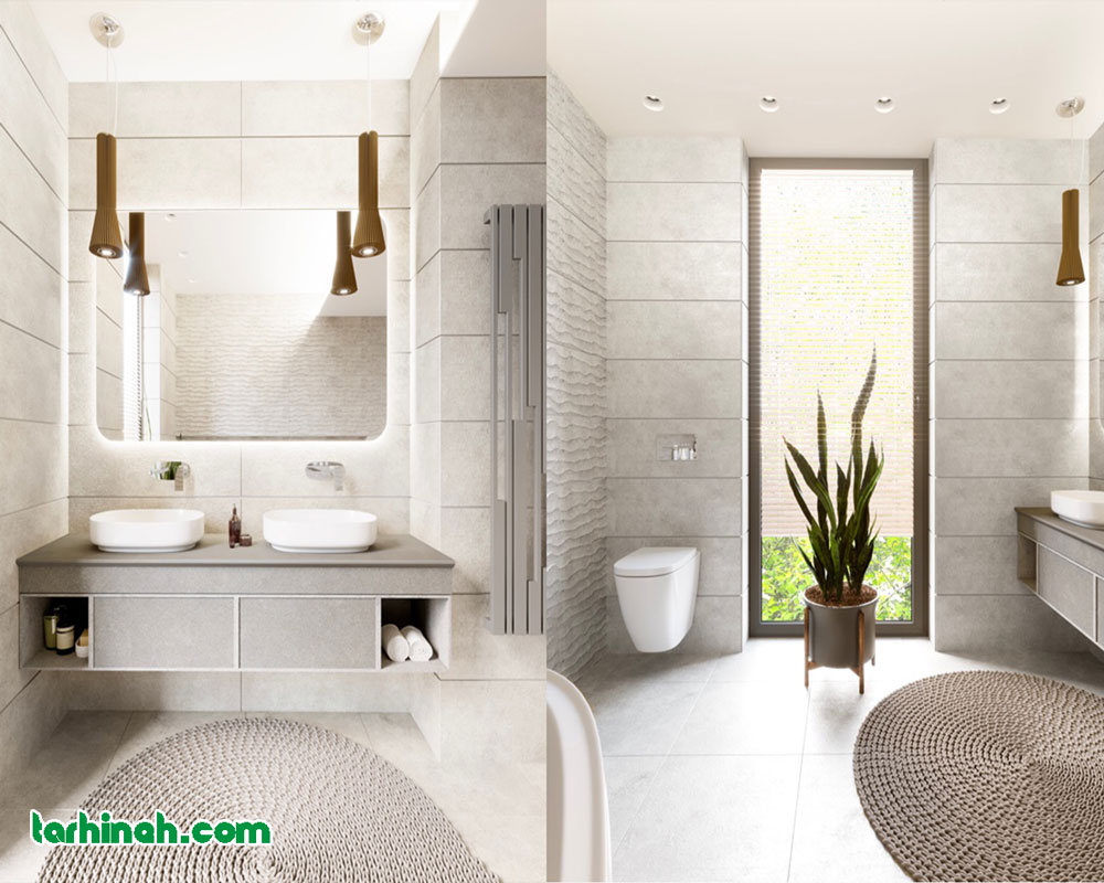 طرح حمام زیبا