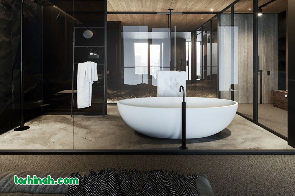 ایده حمام لاکچری