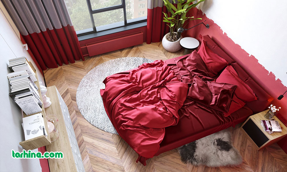 اتاق خواب قرمز