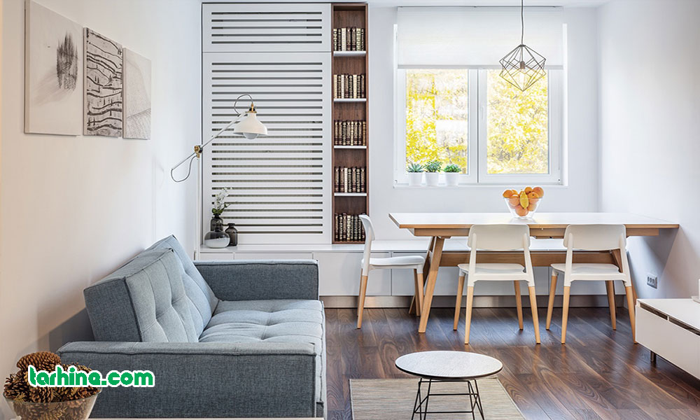 اتاق نشیمن و اتاق ناهار خوری