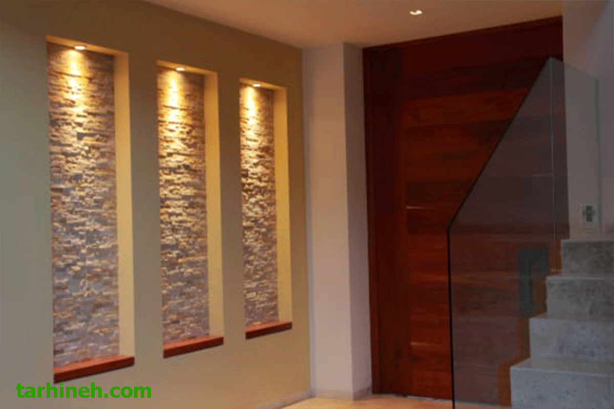 دیوار آجری ورودی منزل