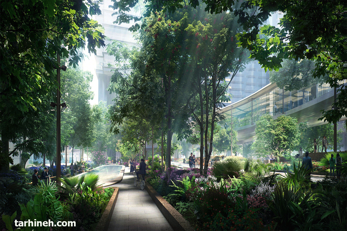 دیزاین فضای سبز باغ