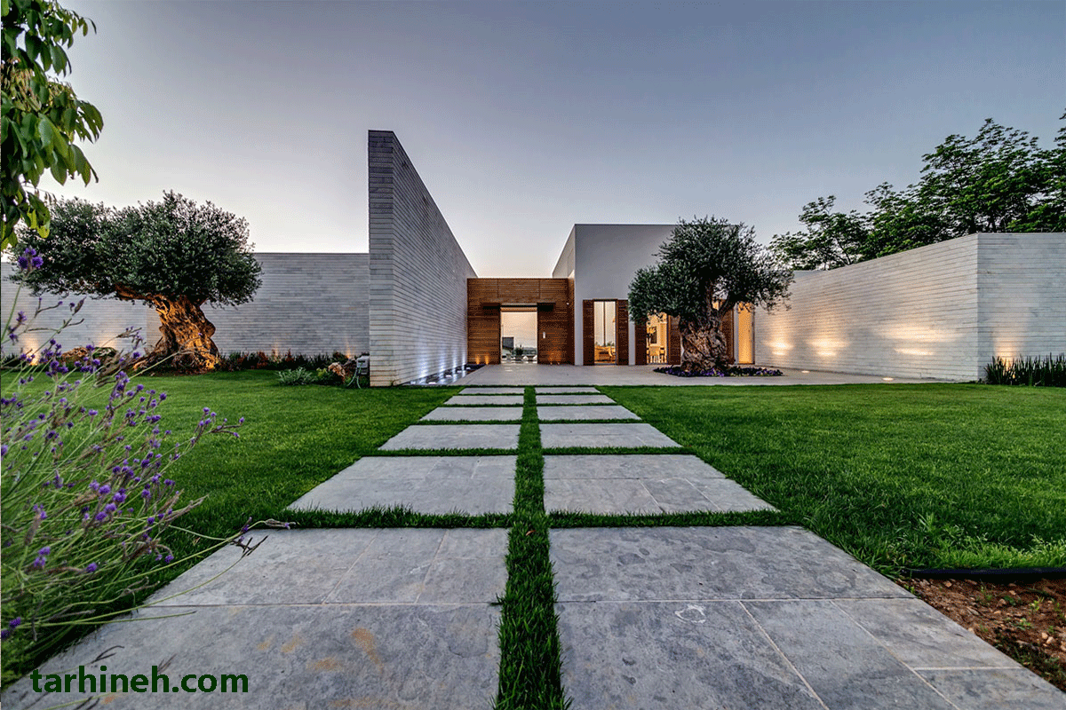 محوطه سازی ویلا