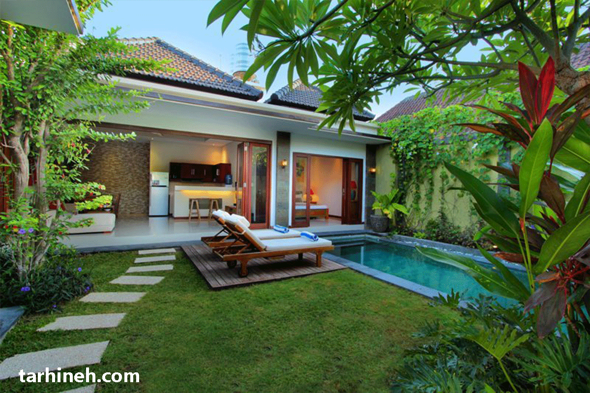 محوطه سازی باغ ویلا 