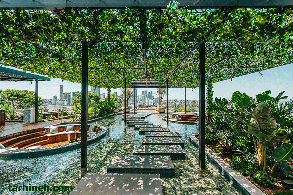 اجرای فضای سبز روف گاردن