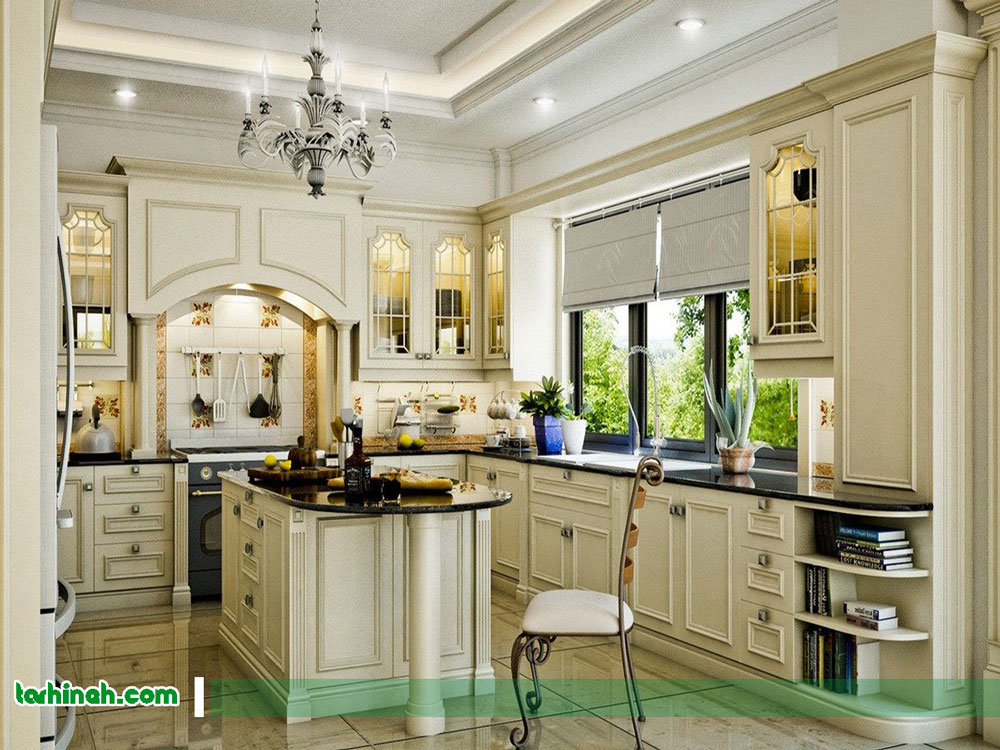 سبک کابینت کلاسیک آشپزخانه