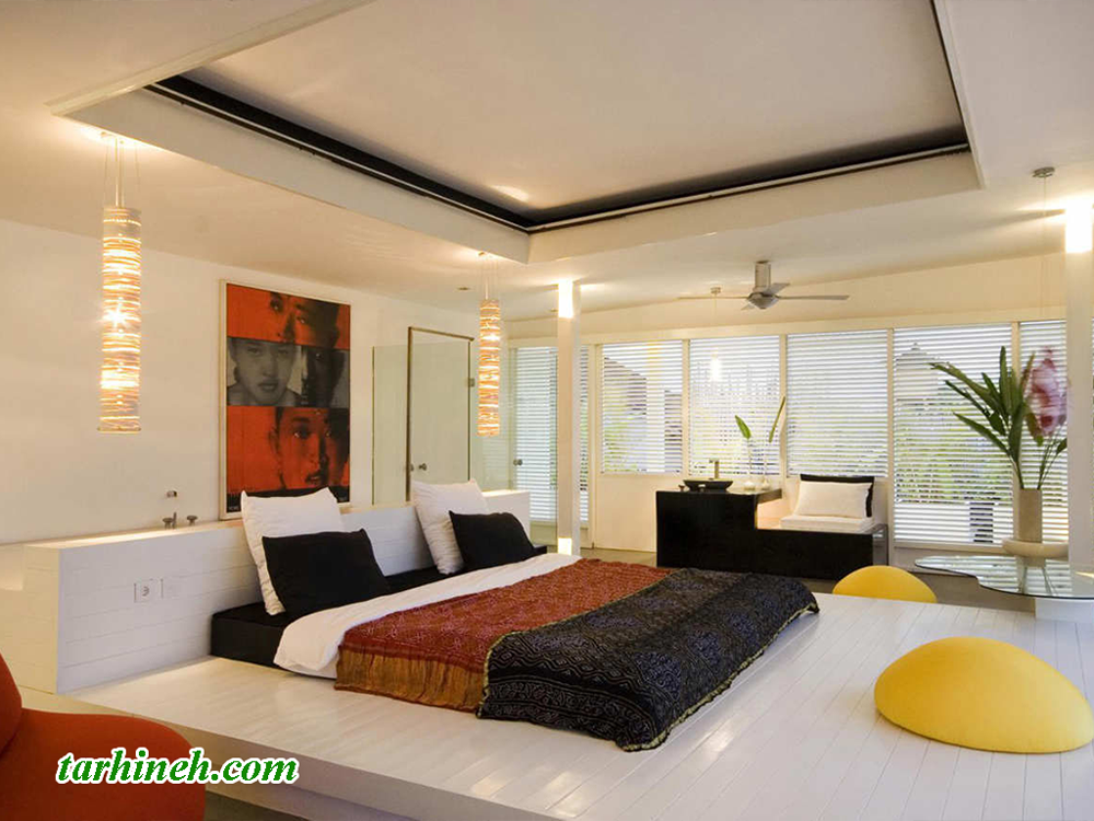 دکوراسیون اتاق خواب ویلای
