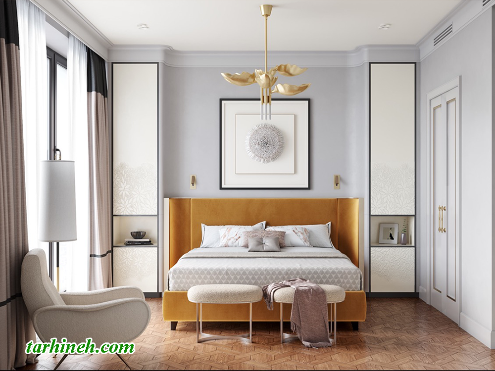 طراحی اتاق خواب ویلا