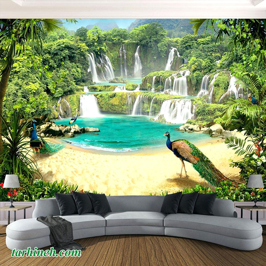 طرح پوستر دیواری پذیرایی