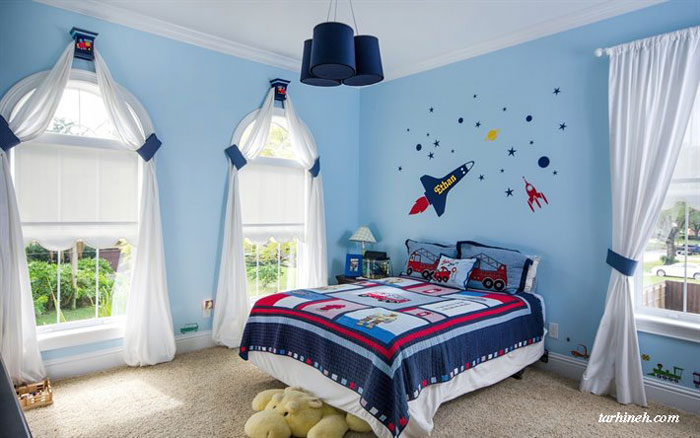 کاغذ دیواری اتاق پسرانه