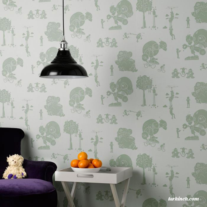کاغذ دیواری اتاق پسرانه
