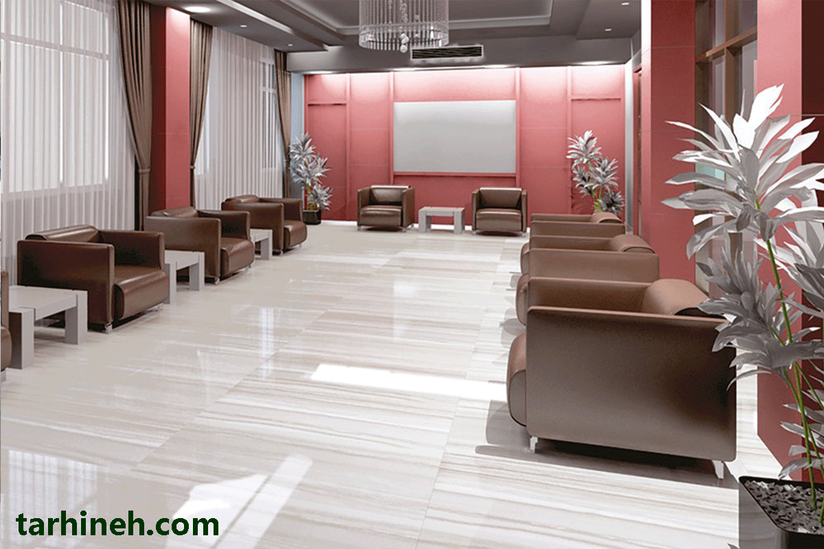 رنگ سرامیک کف پذیرایی