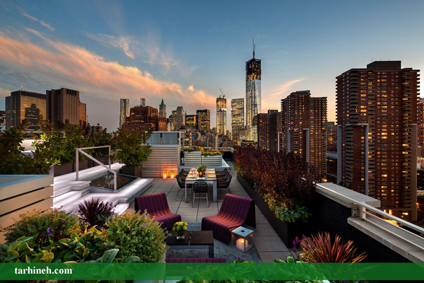 روف گاردن مدرن