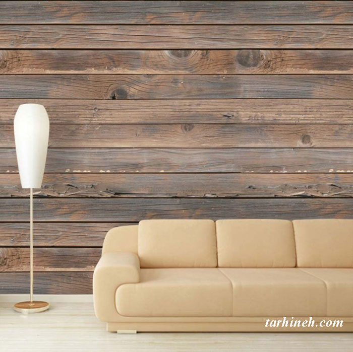 کاغذ دیواری چوب