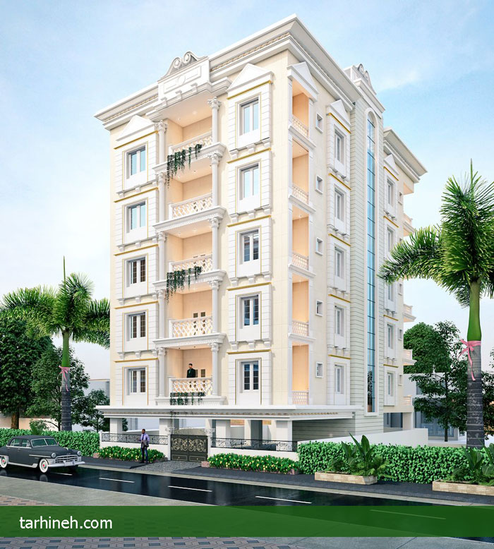 طراحی نمای ساختمان