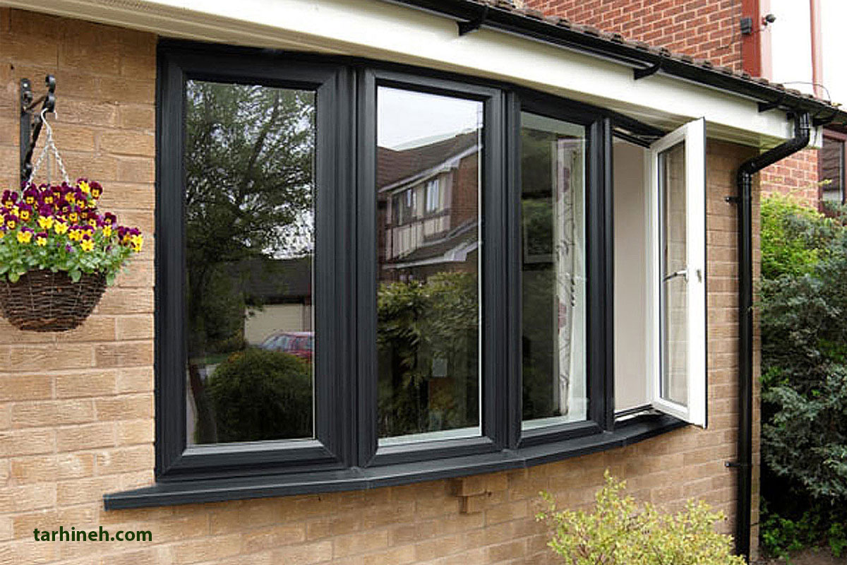 پنجره دوجداره مشکی