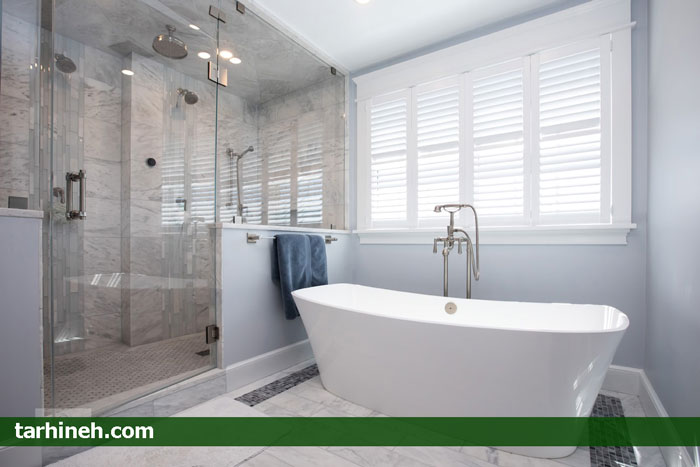 پنجره دوجداره حمام