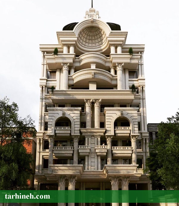 طراحی نمای کلاسیک