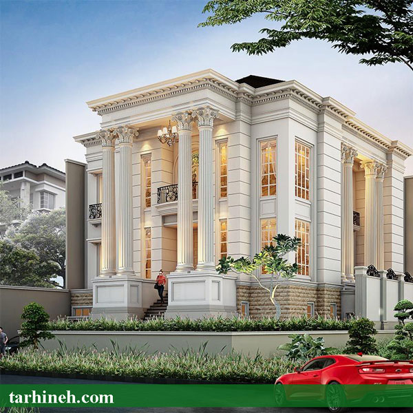 نمای کلاسیک ساختمان
