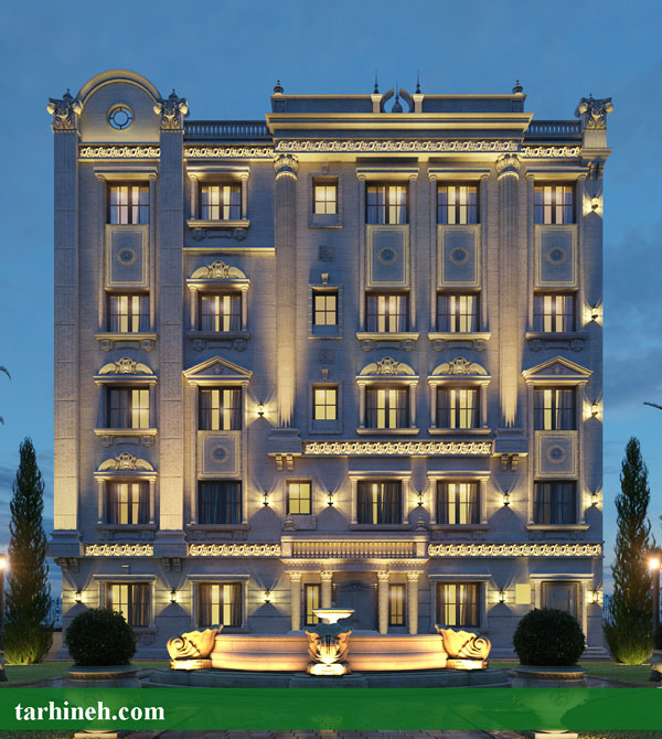 طراحی نمای کلاسیک