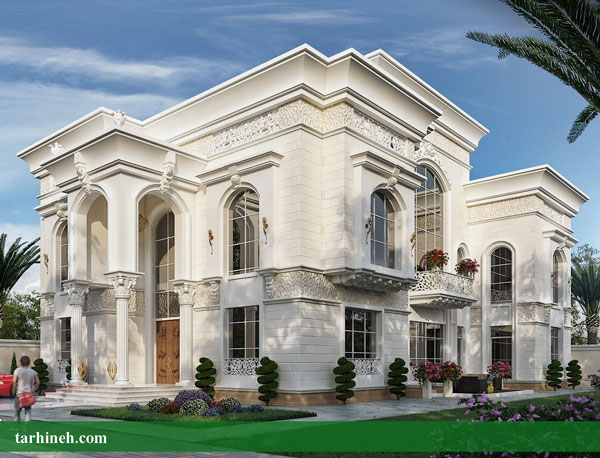 نمای کلاسیک ساختمان